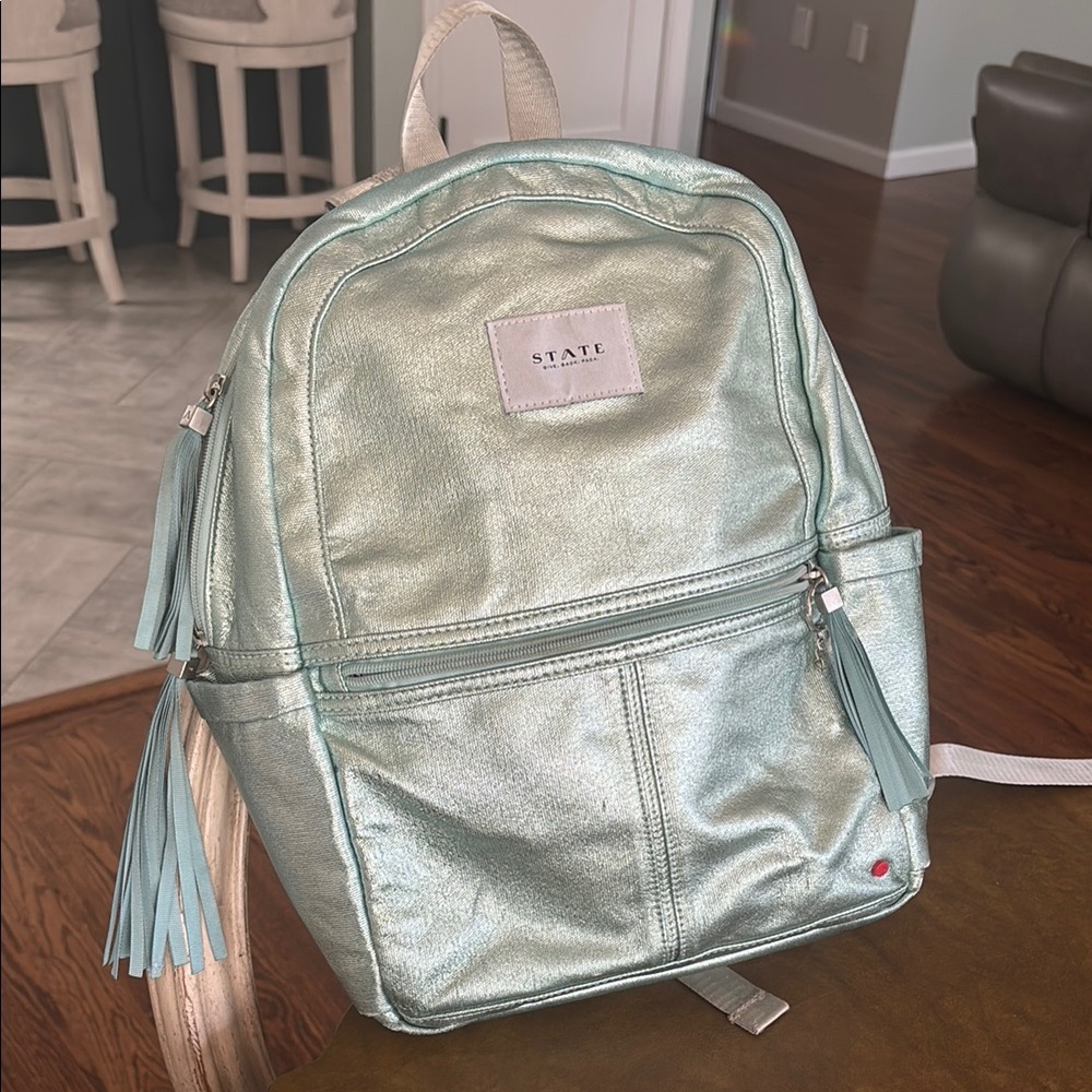 STATE Green Backpack Minimalist Design